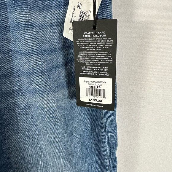 NWT Hudson Women’s Nico Midrise Super Skinny Ankle Denim Jeans Luca 29 - Picture 5 of 9